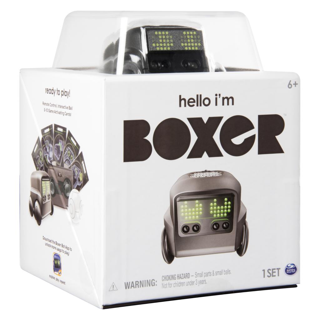 Spin Master Boxer Boxer Interactive A.I. Robot Toy (Black)