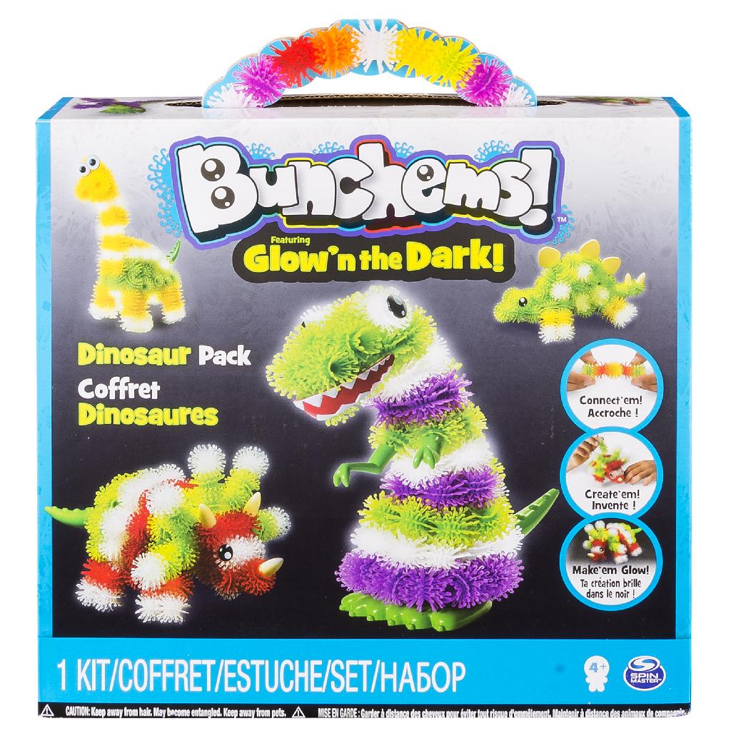 Spin Master Bunchems Glow’n The Dark Dinosaur Pack