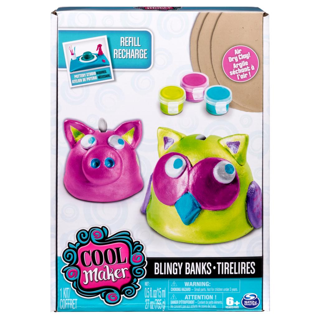 Spin Master Cool Maker Cool Maker Pottery Project Kits Blingy Banks