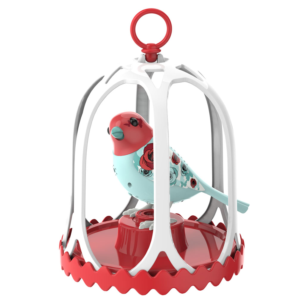 Spin Master - DigiBirds DigiBirds™ Bird With Bird Cage Rose