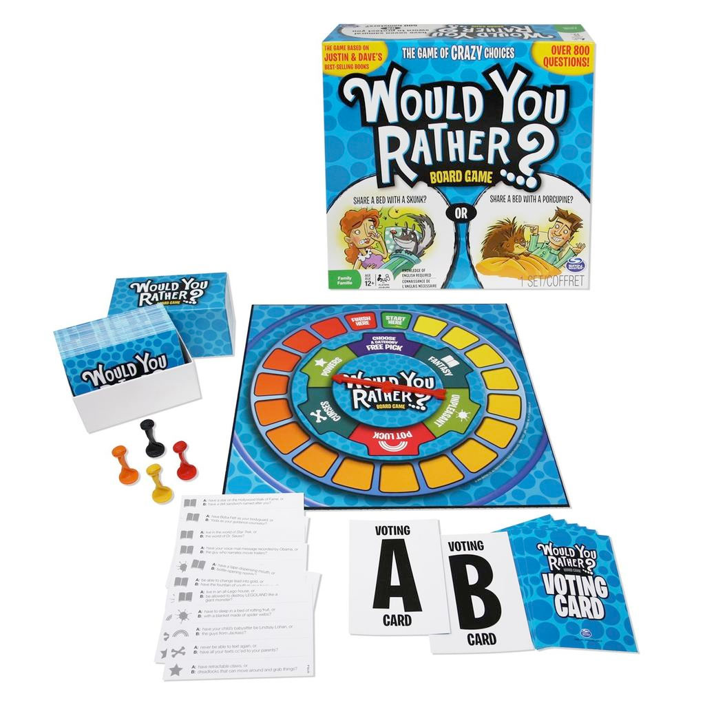 Spin Master Spin Master Games Would You Rather (Board Game)