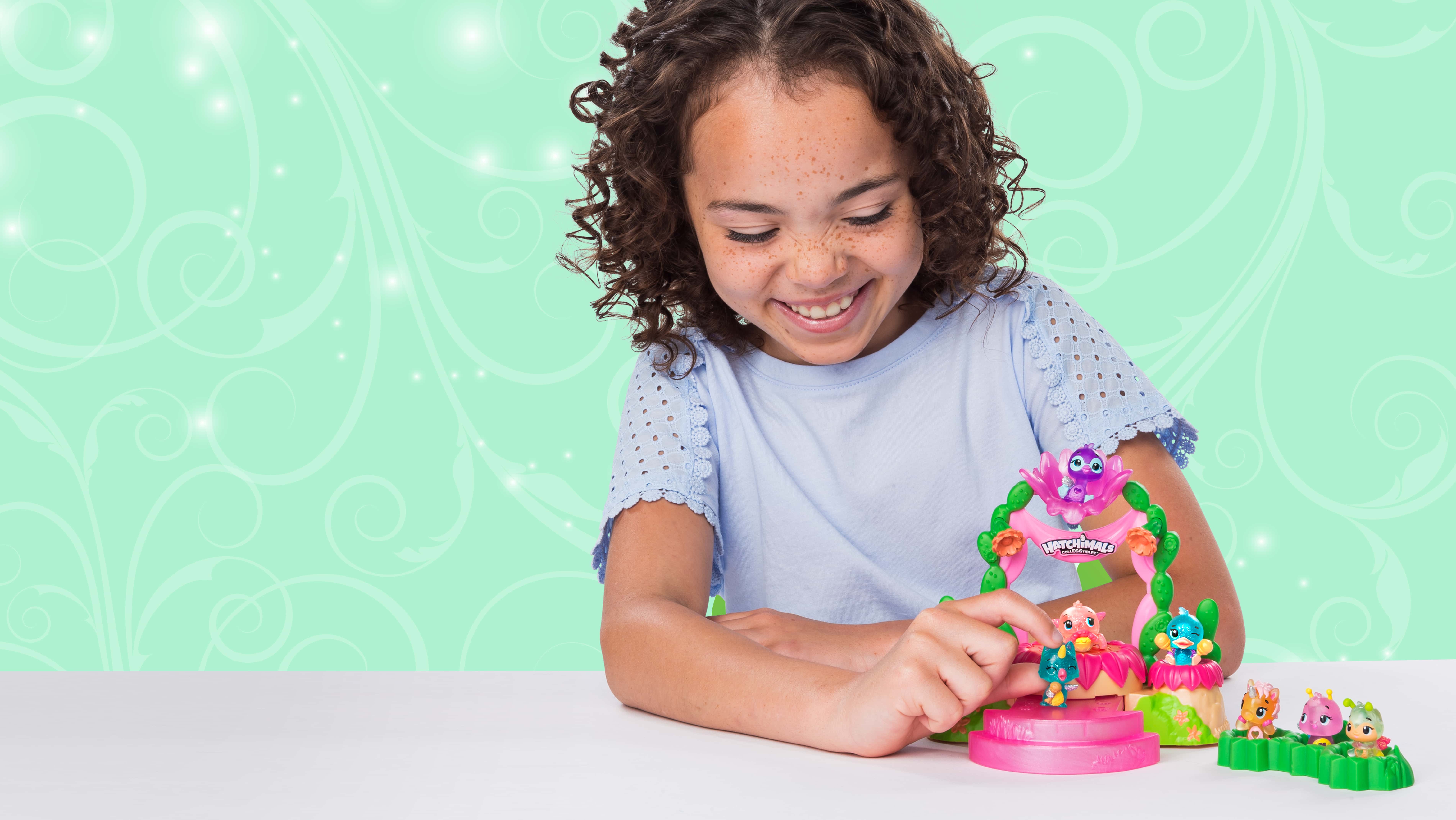 thumbnail image 2 of Hatchimals CollEGGtibles, Waterfall Playset With Lights And... 2 of 9