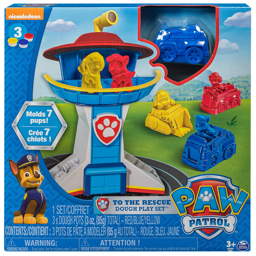 paw patrol to the rescue dough play set